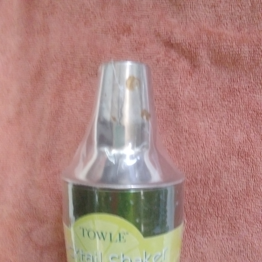 Towle Silver and Green Cocktail Shaker Set - Picture 6 of 9